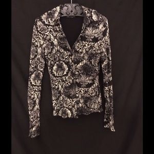 Sexy Button Down Lace Top